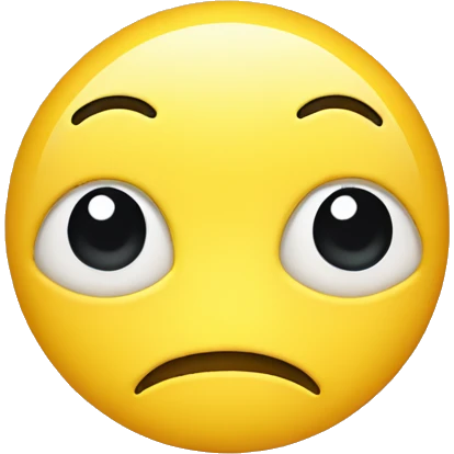 yellow circle face side eye emoji