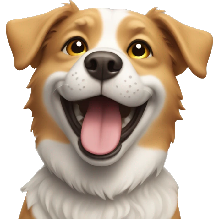 happy dog emoji