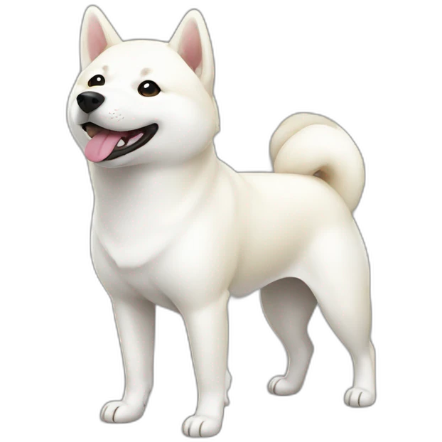 white shiba inu emoji