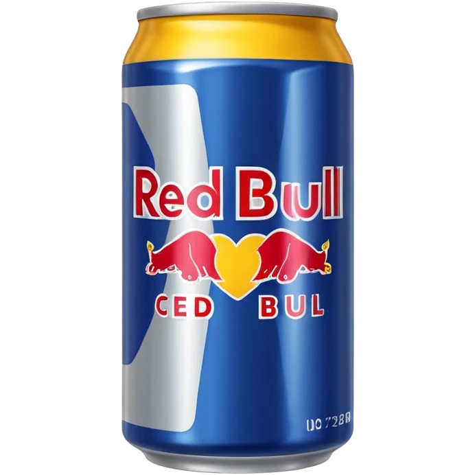 Red Bull can with heart eyes  emoji