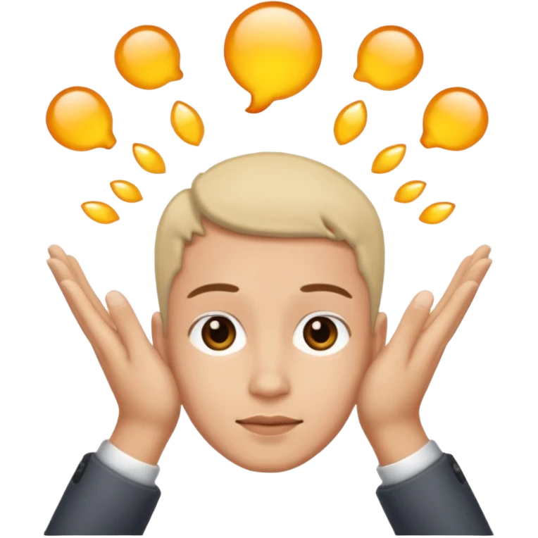 women hands on top of the head emoji