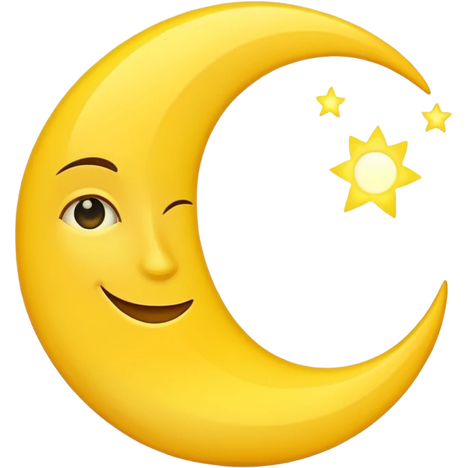 Crescent moon emoji