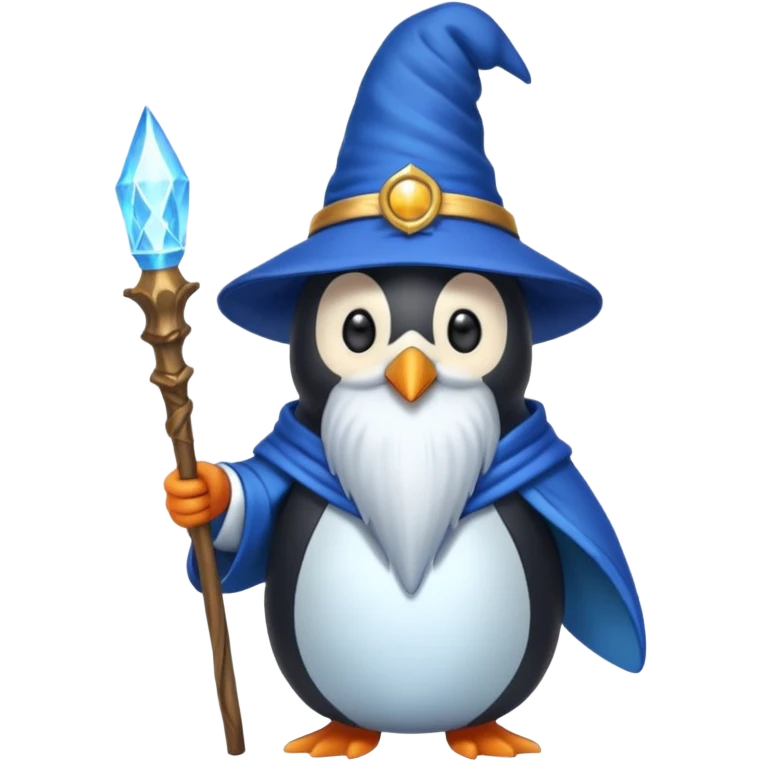 Penguin Wizard emoji