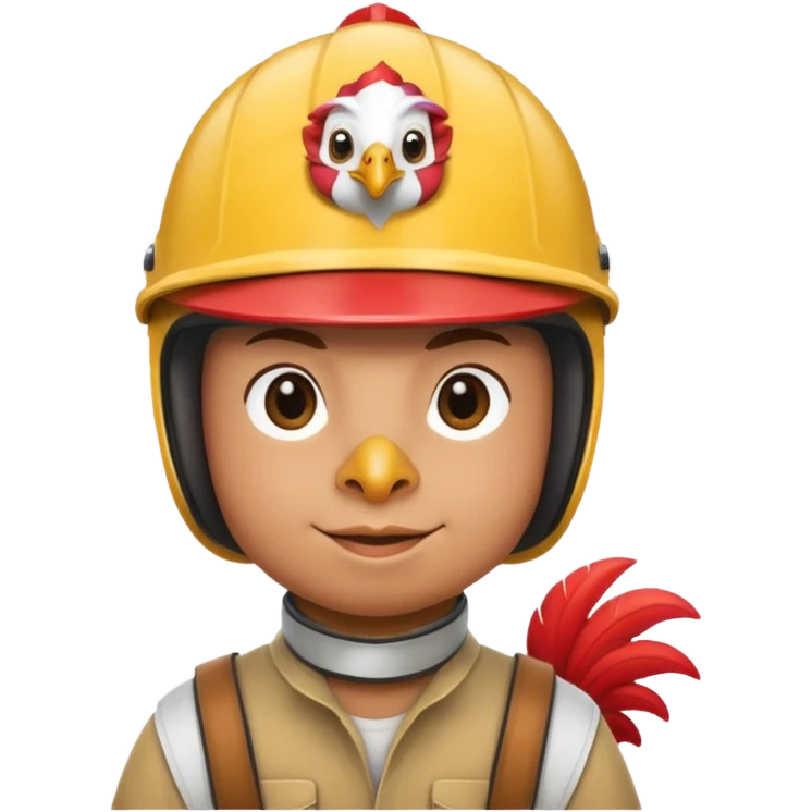 Chicken jockey emoji