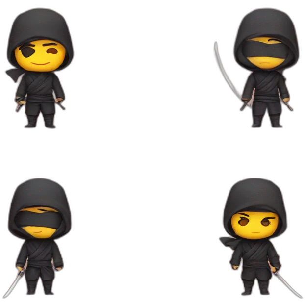 Ninja love  emoji