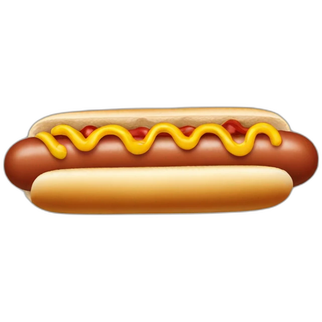 Hotdog finger man emoji