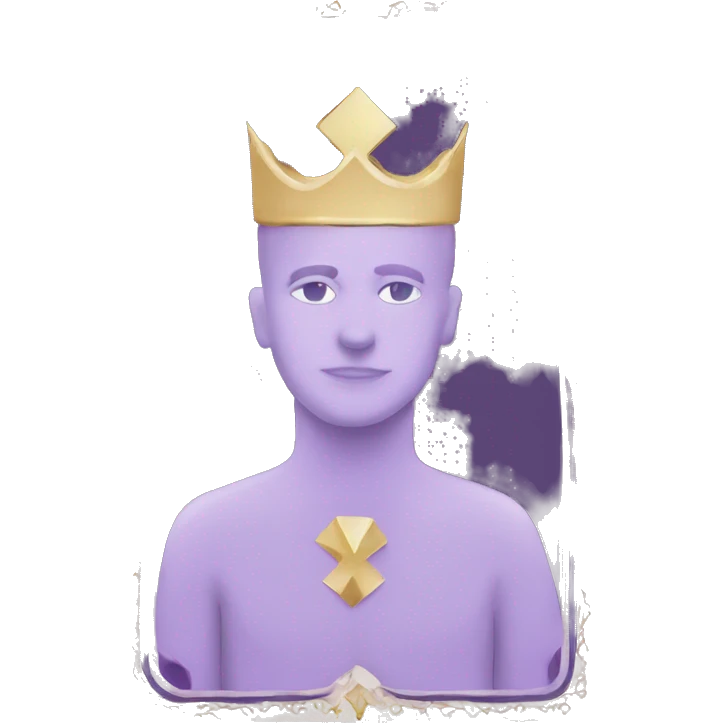 Pastel purple tarot playing card stack emoji