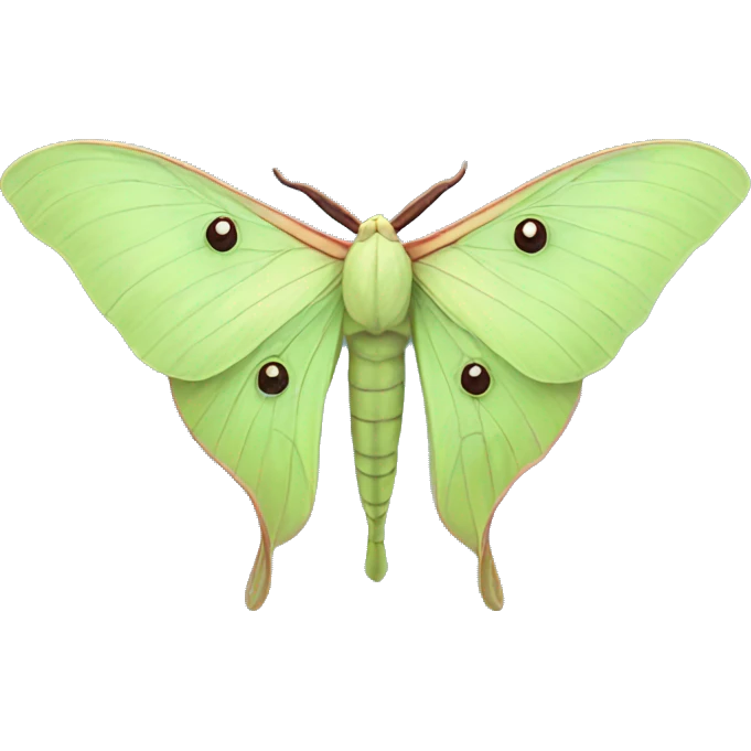 Luna moth emoji