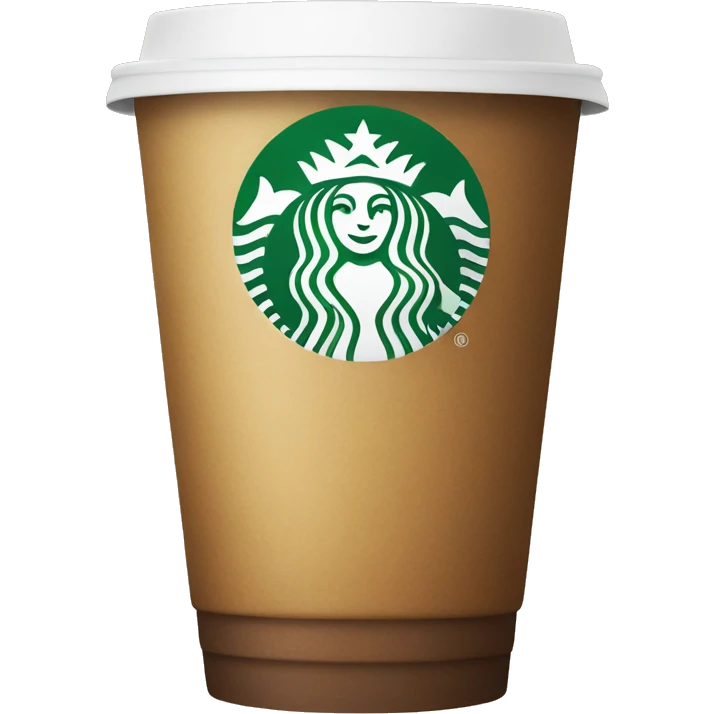 Starbucks cup emoji