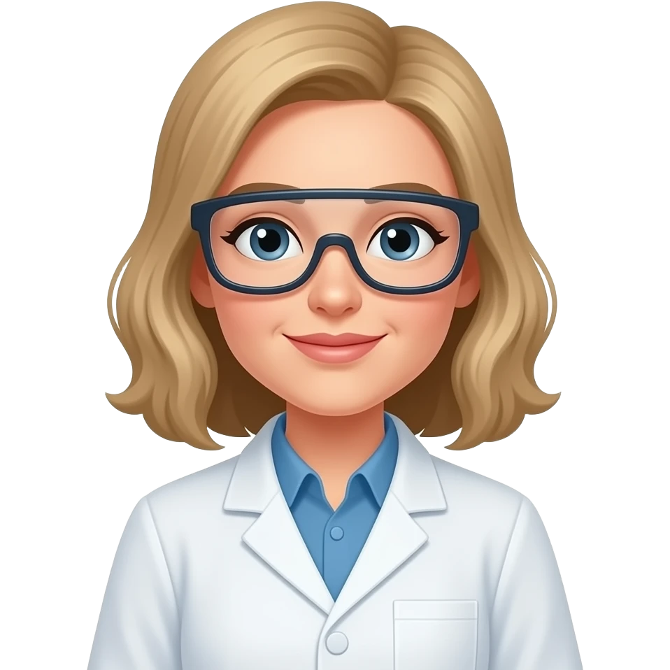 Bacteriologa mujer emoji