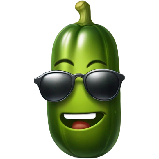 cool pickle emoji