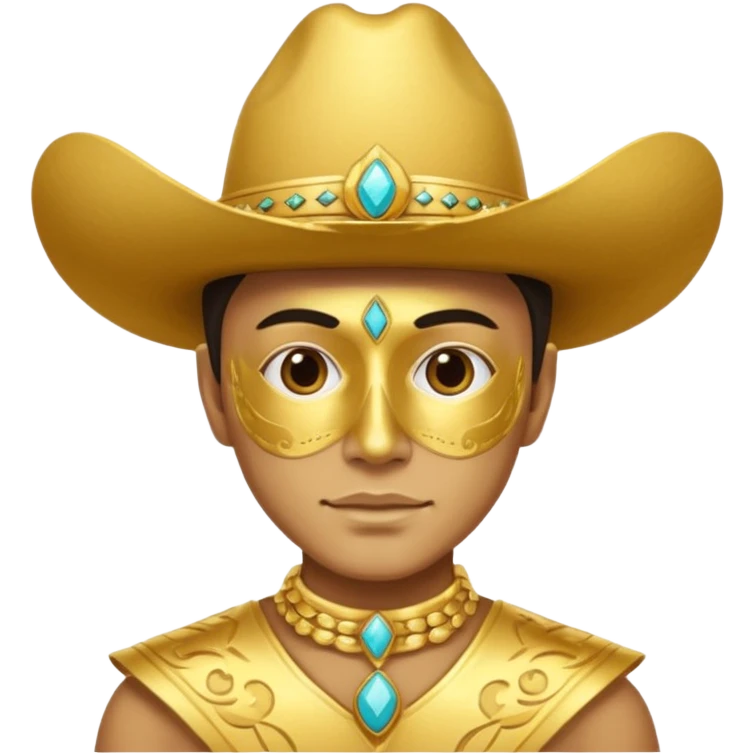 A person with a Gold chalino emoji