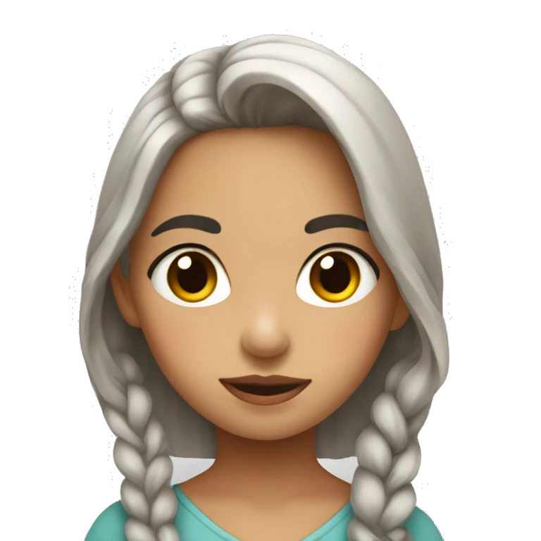 niña con piruleta emoji