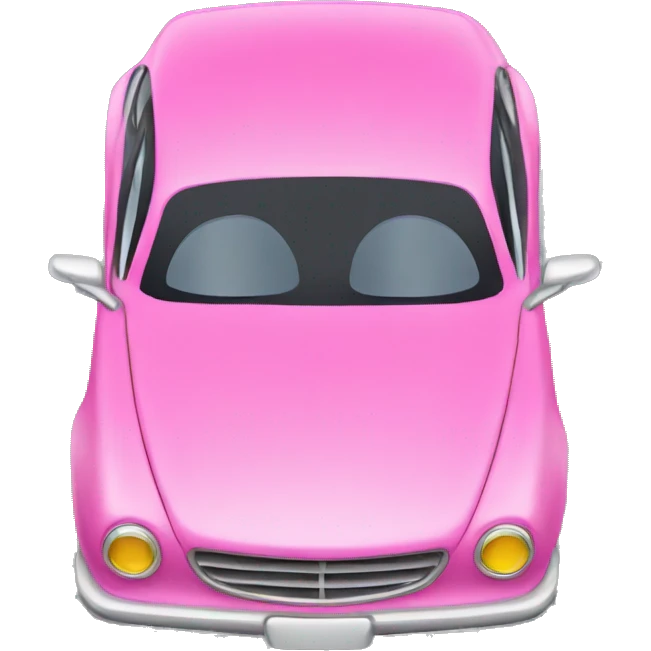 Pink car emoji