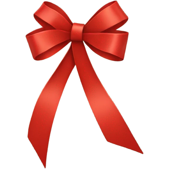 Red ribbon  emoji