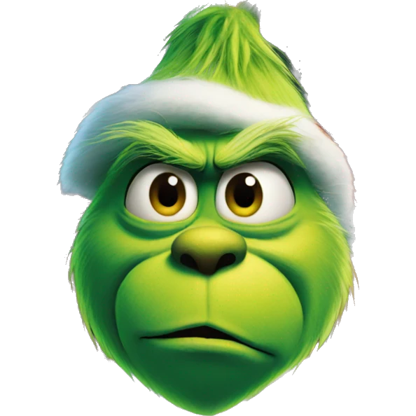 Grinch on a house emoji