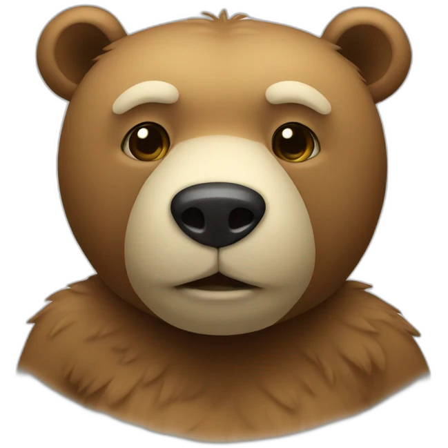 Bear blanco emoji