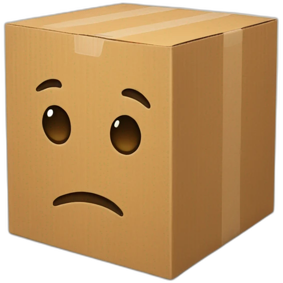 cardboard box emoji