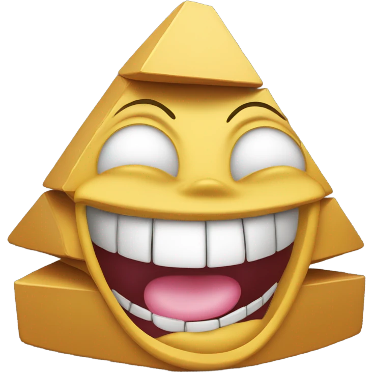 pyramid with this face 😛 emoji