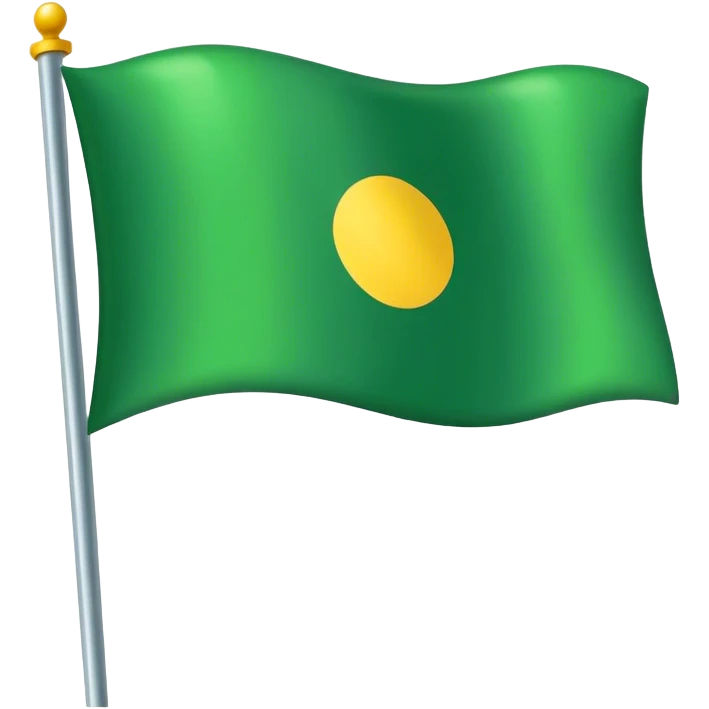 Green flag emoji
