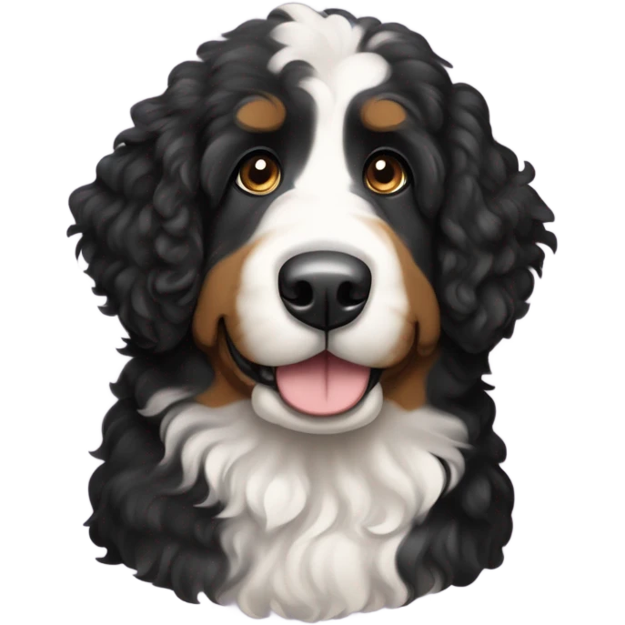 Bernedoodle  emoji