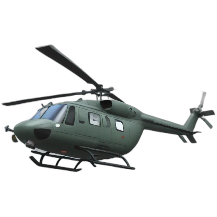 moving helicopter emoji
