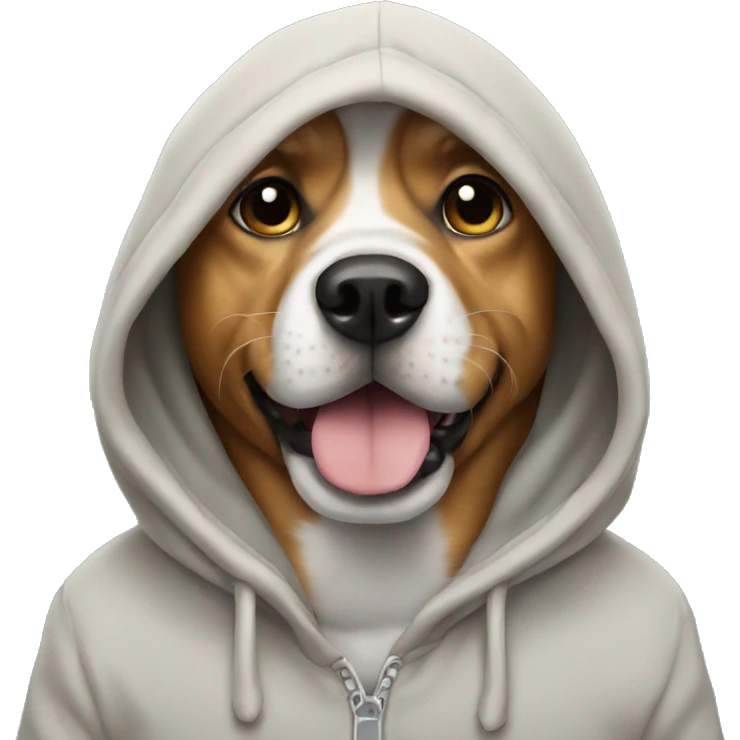 dog in a hoodie emoji