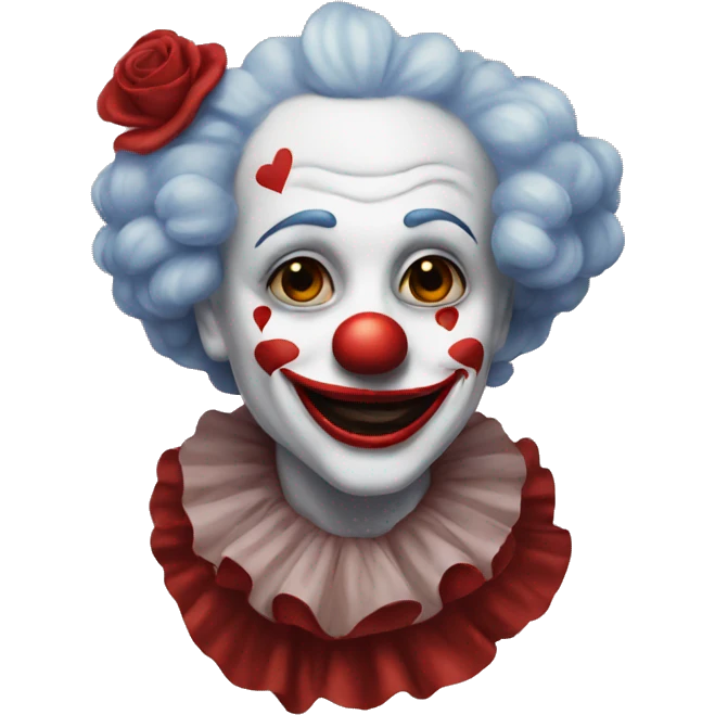 Art the clown in love emoji