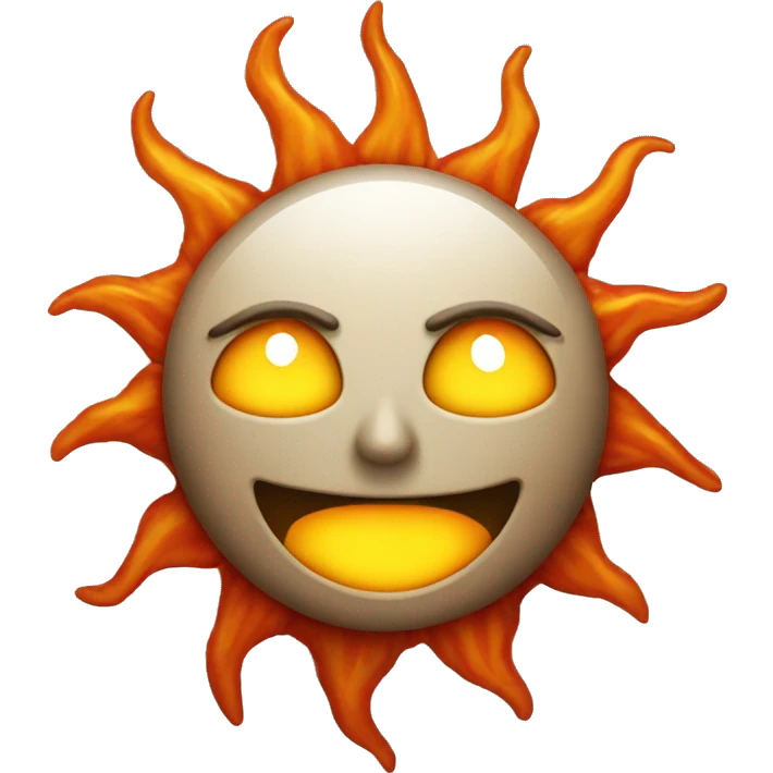 SUN IN HELL emoji