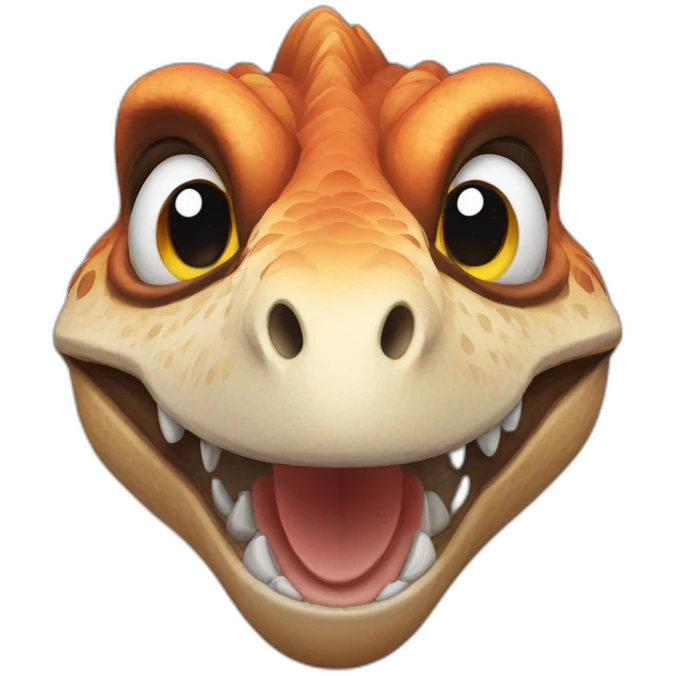 winking raptor head emoji