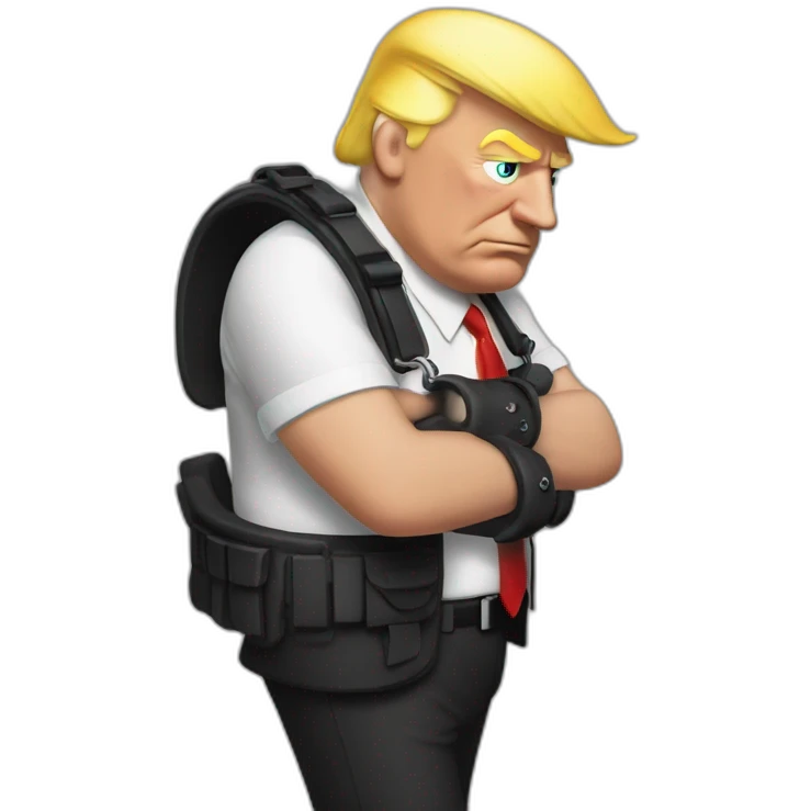 trump-in-handcuffs emoji