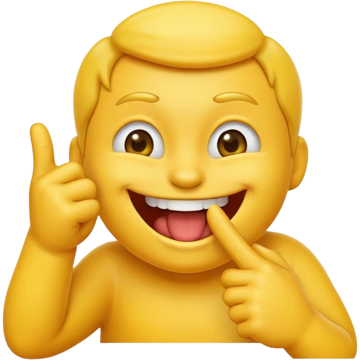 emoji biting finger emoji