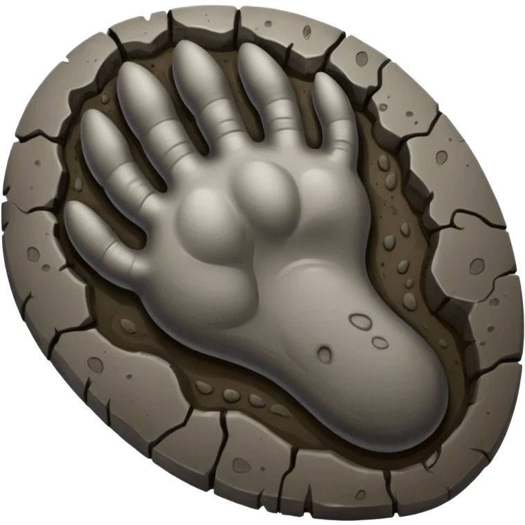 Dino Footprint emoji