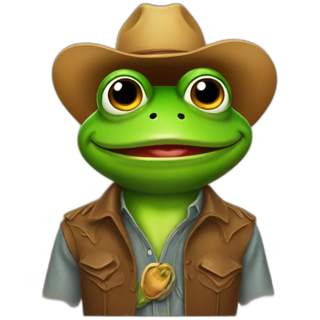 frog cowboy lgbt emoji