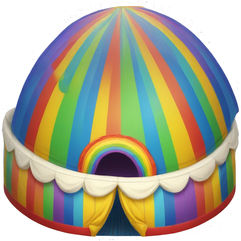 rainbow big top emoji
