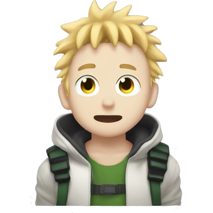 bakugo from my hero acadamia emoji