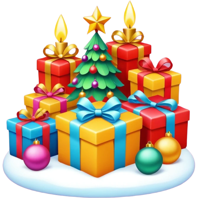 Жаңа жылдық эстетитчный emoji