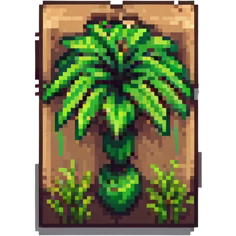 Minecraft grass block, square shape, brown and green, smooth emoji