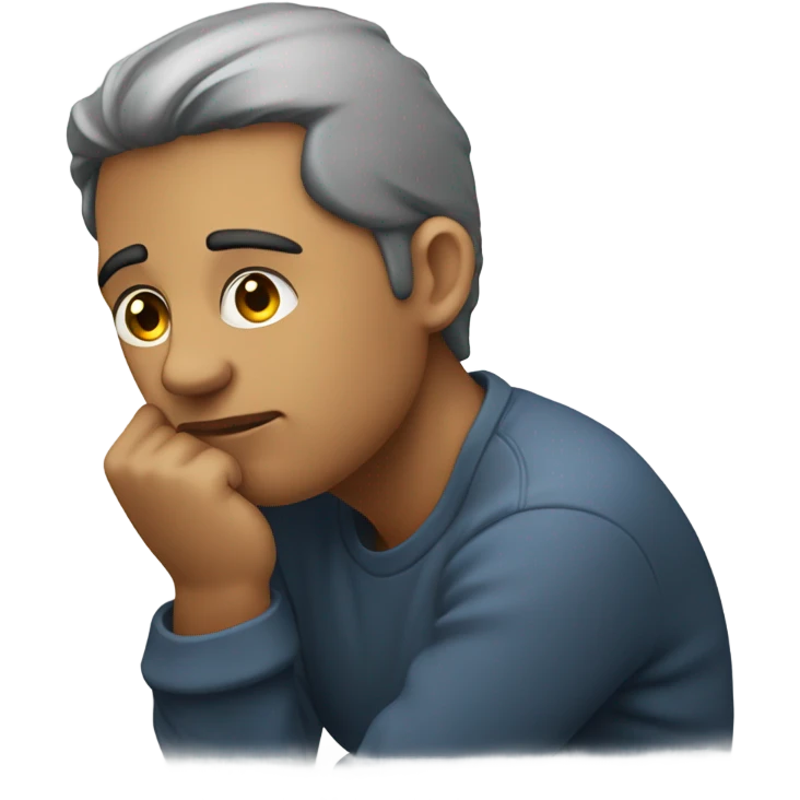 pondering emoji