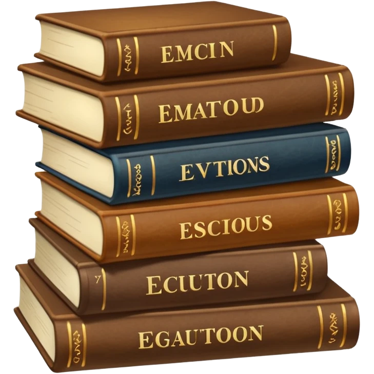 make a book with hard math emoji