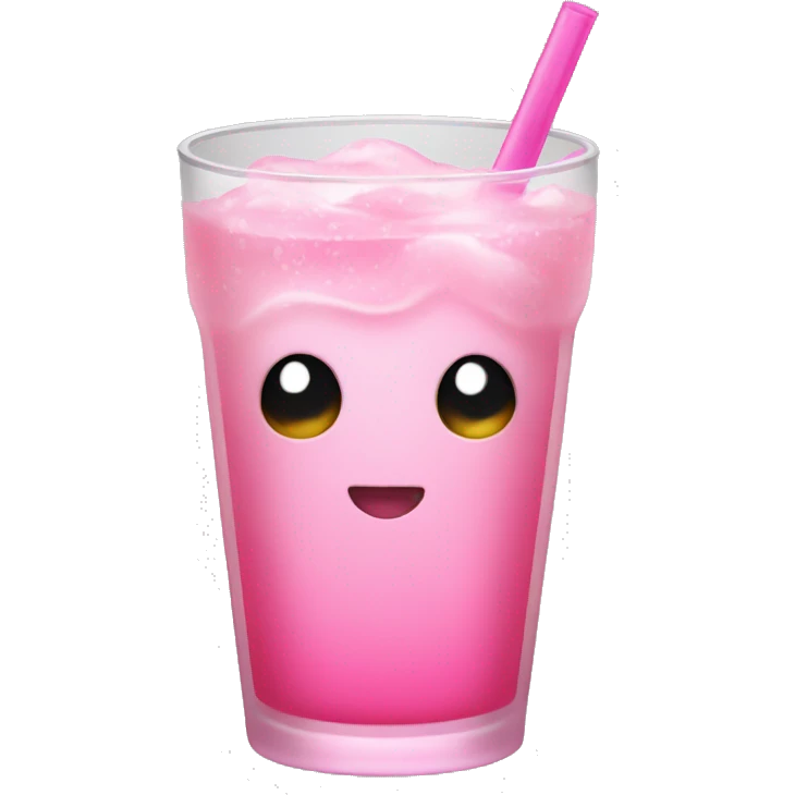 Pink girly drink emoji