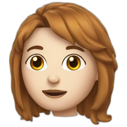 Une chate emoji