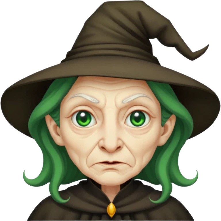 ugly witch emoji