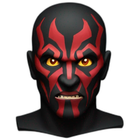 Dark maul emoji