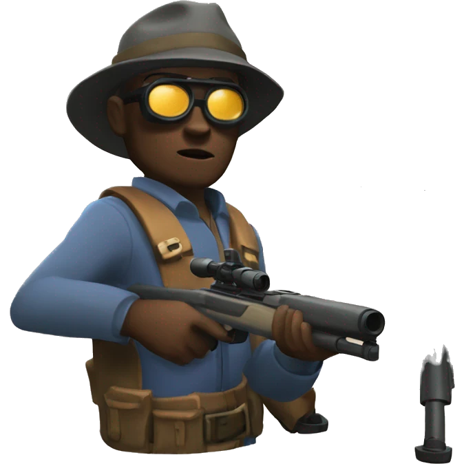 sniper from the game team fortress 2 emoji