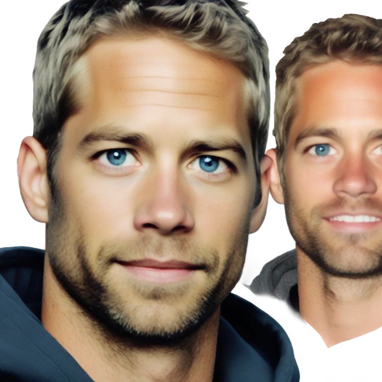 Paul Walker blue eyes grey hair  emoji