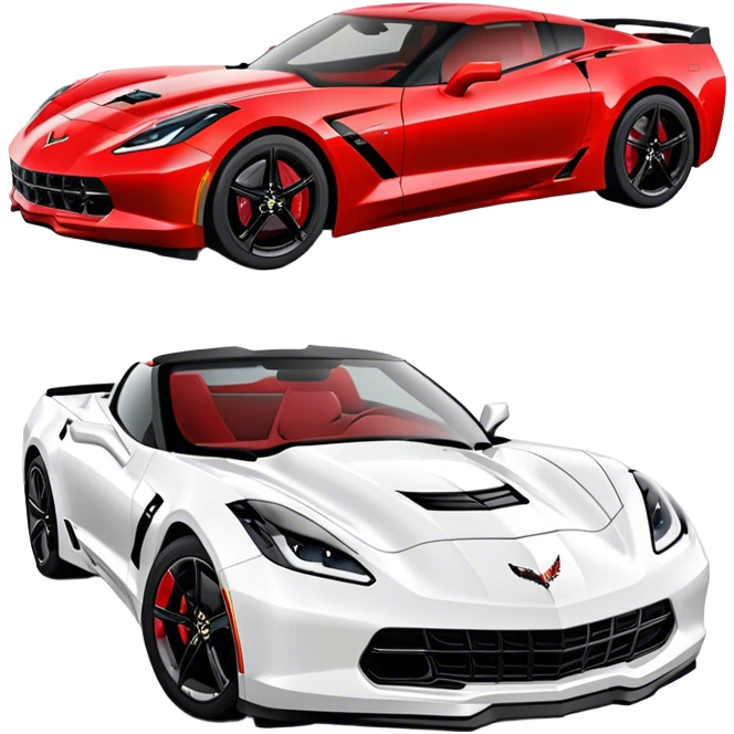 Chevrolet Corvette - Chevrolet (Model Year: 2022) (Iconic colour: Red) emoji