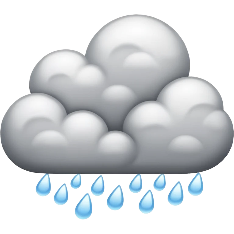 snowy weather clouds emoji