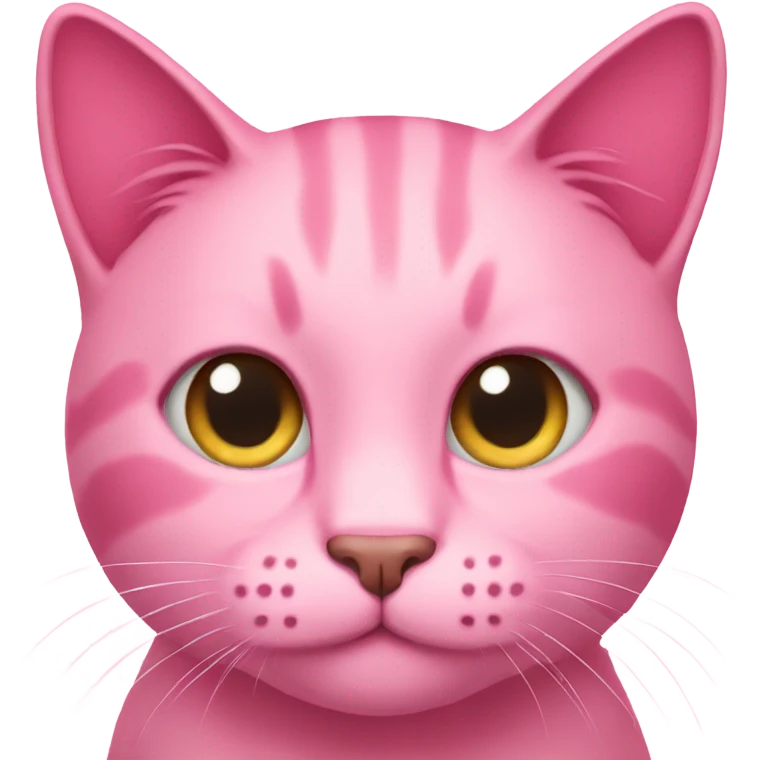 pink cat  emoji