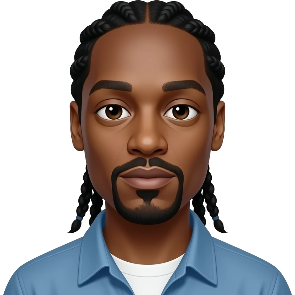 snoop dogg sitting down from behind emoji